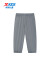 特步（XTEP）儿童童装男女童大童舒适透气运动速干七分裤 石纹灰 150cm
