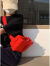 领头鸟运动吐司包女2023新款时尚红色斜挎包感单肩腋下包运动风包包 红色大号