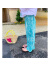 宫钰悦女童夏季洋气套装新款韩版儿童T恤中童女孩薄款阔腿裤两件套 湖蓝裤子 90 建议身高80-90cm