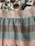 达衣岩（Donoratico）达衣岩复古文艺2024夏新品棉质田园风奇遇派对系列印花连衣裙女 狩猎卡其 XL