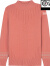 Fright Ordos Stephen鄂尔多斯市100%山羊绒衫女短款毛衣内搭秋冬半高领针织 红色 3XL 适合140-150斤