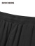 斯凯奇（Skechers）休闲裤子男女同款针织显瘦束脚长裤弹性舒适透气针织裤L223W064 碳黑/0018 2XL
