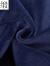 南缎（NANDUAN）金盾加绒保暖衬衫男士长袖加厚蓝色条纹商务男装冬季加棉工装衬衣 青灰格 43/4XL