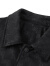 GXG男装 商场同款黑色时尚压花翻领夹克 23年冬季新品GEX12129234 黑色 165/S