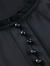 木棉林（mumianlin）黑色显瘦大码胖mm雪纺上衣 夏季气质宽松百搭短袖妈妈休闲t恤衬衫 黑色 XL(建议120-140斤)