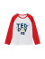 Classic Teddy精典泰迪男童长袖T恤儿童春装中大童打底衫休闲上衣 大红 100 