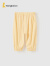 童泰（TONGTAI）婴儿裤子夏季莫代尔男童女童提花薄款长裤休闲外出儿童防蚊裤 黄色 100cm