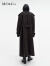 MO&Co.MUNN设计师联名系列2023冬新品宽松格纹羊毛毛呢大衣外套 棕色格 S/160