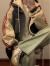 QGF假两件冲锋上衣外套女春秋薄款小个子宽松休闲新款棒球服潮流夹克 JK6636-紫色 XL
