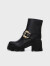 范思哲Versace Jeans Couture女士SOPHIE短靴靴子 黑色 39 礼物