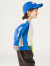 迪士尼（Disney）春秋男童套头卫衣中小童卡通撞色上衣套头打底衫 米杏/蓝绿130cm
