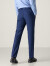 威可多（VICUTU）西裤男商务休闲百搭舒适纯羊毛修身轻正装西裤VRS99321898T 蓝色 170/78A