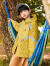 巴拉巴拉男童外套2022新款秋装儿童外套上衣两件套连帽防风时尚潮 黄色调00333 160cm