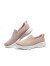 斯凯奇（Skechers）新品一脚蹬懒人健步鞋舒适透气休闲运动鞋女轻质软弹124090 粉红色/金色/PKGD 35