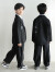 迈兜熊（MAIDOUXIONG）儿童西装套装帅气英伦花童礼服男童小西服中大童男孩钢琴演出服潮 黑色(外套+裤子) 120cm