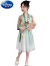 迪士尼（Disney）汉服女童套装夏季新款儿童古风短袖上衣吊带裙两件套女孩夏天古装 绿色 120cm