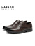 哈森（Harson）男鞋商务正装皮鞋2024春季新款英伦德比鞋系带商务休闲皮鞋男鞋 NS32402棕色（冲孔） 38