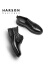 哈森（Harson）男鞋商务皮鞋夏季新款商务休闲百搭皮鞋简约正装德比鞋结婚新郎鞋 NS43123黑色 38