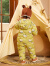 巴拉巴拉婴儿连体衣羽绒服男童衣服2023款女童秋冬抱衣爬服保暖 鹅黄色-云朵造型-00333 90cm（含绒量48g）