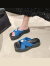 堡利策（POLNZET）厚底拖鞋女夏季外穿2024年韩版复古法式晚风休闲舒适沙滩凉拖 米白色 35