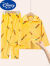 迪士尼（Disney）秋冬儿童睡衣女童套装宝宝加绒加厚珊瑚绒法兰绒居家服休闲服保暖 粉兔 20码 (身高140-150)