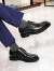 金利来（goldlion）男鞋正装鞋时尚复古雕花皮鞋舒适布洛克鞋G521330062AAA黑色40