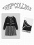 哈吉斯（HAZZYS）品牌童装女童连衣裙冬新品舒适弹力圆领撞色简约甜美长袖裙 钻石黑 120