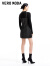 VEROMODA连衣裙2023新款甜酷PU收腰吊带裙时髦百搭 S59黑色 155/76A/XS