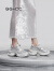 GG-CC【星河鸣奏】夏季新款银色网面老爹鞋厚底增高休闲鞋女G24S0206 银色 38