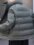 卡帝乐鳄鱼官方羽绒服男立领外套秋冬季新款保暖加厚休闲外套男士上衣男装 灰色 4XL