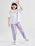 笛莎（DEESHA）笛莎女童短袖T恤2023夏儿童冰氧棉撞色字母时尚上衣