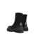 森达（SENDA）时尚弹力靴女冬新潮流拼接粗跟休闲中筒靴ZTD35DZ3 黑色绒里 37