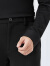 雅戈尔西裤男针织裤进口面料柔软顺滑舒适弹力高端工艺商场同款 黑色 175/84A