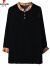 皮尔卡丹（pierre cardin）金丝绒洋气小衫女长袖秋冬新款衬衫时尚高端真丝打底上衣 黑色 XL