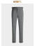 KEA那不勒斯西裤男意式灰色垂感单褶高腰巴黎扣商务修身西装裤 浅灰色 33 腰围87CM