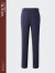 威可多（VICUTU）【小蓝西】西裤男羊毛裤子商务正装直筒长裤VRS88121503 黑色 175/84A