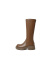 森达（SENDA）时尚骑士靴女冬季新款潮流厚底显瘦休闲高筒靴ZTD34DG3 棕色 37