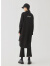 【都市轻行】商场同款AUM噢姆女装2021冬新品简约垂坠感黑色衬衣连衣裙M1BW42386 黑色 S