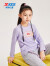 特步（XTEP）儿童童装女童小中大童柔软舒适长袖针织衫 罗兰紫 130cm