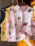 HKZL黑色醋酸雪纺马甲女2023春装新款复古刺绣中式感国风盘扣上衣 黄色 XL 建议135-155斤