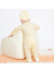 巴拉巴拉新生儿宝宝连体衣0一3月婴儿纯棉爬服春秋款儿童洋气睡衣 淡黄+快乐太阳-两件装-00333 52cm