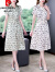 皮尔卡丹杭州重磅真丝连衣裙女夏装新款高端100桑蚕丝显瘦气质中长款裙子 白色 XL