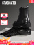 思加图冬季新款英伦风马丁靴短靴保暖时装靴黑色女靴EGB18DD3 机能黑（单里） 39