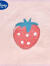 迪士尼（Disney）女童短袖织里连衣裙2024夏装儿童夏季公主裙洋气女宝宝草莓裙子卡 120cm适合110-120cm5-6岁