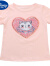 迪士尼女童纯棉变色亮片短袖短袖T恤春夏款儿童装女孩宝宝洋气卡通上衣 粉红色-变色草莓熊 140cm适合130-140cm8-9岁