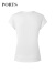 PORTS宝姿商场同款早秋新款女装造型包袖Logo装饰上衣SD9N008WCC027 奶白色 XS