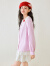 乐町粉色条纹娃娃领长袖衬衫24年春季新款精致蝴蝶结减龄内搭上衣 红条（现货） S