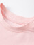 戴维贝拉（DAVE＆BELLA）夏季男童儿童休闲套装女童洋气两件套衣服小童舒适短袖短裤衣服 粉色 100cm（建议身高90-100cm）