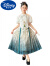 迪士尼（Disney）女童夏季连衣裙2024新款儿童千字文马面裙套装大童中国风汉服裙子 HYYL006旗袍白色上衣千字文马面 120cm