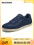 斯凯奇（Skechers）男鞋夏季2024新款商务休闲鞋户外复古德训鞋低帮鞋板鞋210824 海军蓝色/NVY 39.5